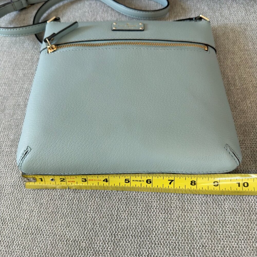 πβ¨ Kate Spade New York Leather Crossbody Bag β Mint / Seafoam Green β¨π NWOT - Picture 6 of 8